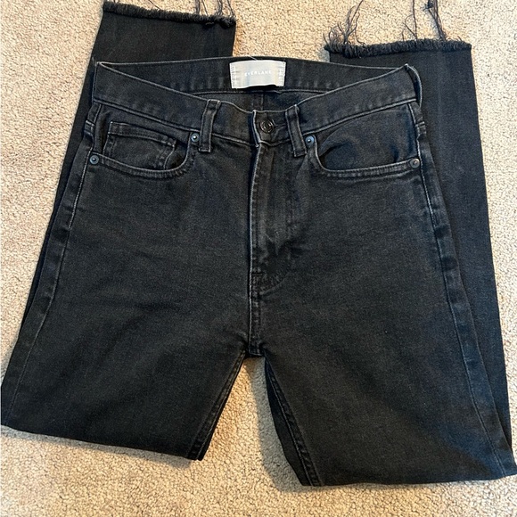 Black boyfriend Everlane jeans size 24 regular - Picture 1 of 5